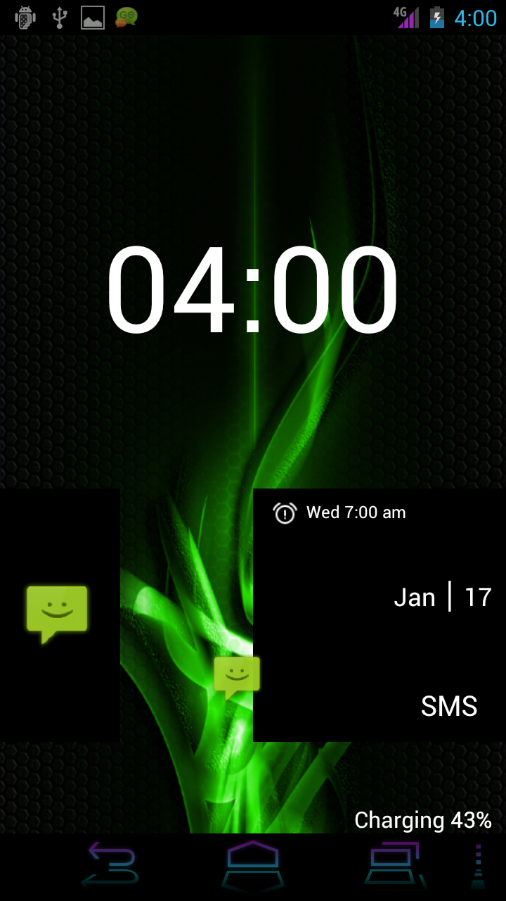 Go Locker Theme Green for Android