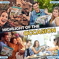 Vista 6 de Witty Yeti Hilarious Human Cone Gag Gift Empty Box. Wrap Your Real Present with This Convincing Fake Prank Box for Men or Women. Funny White