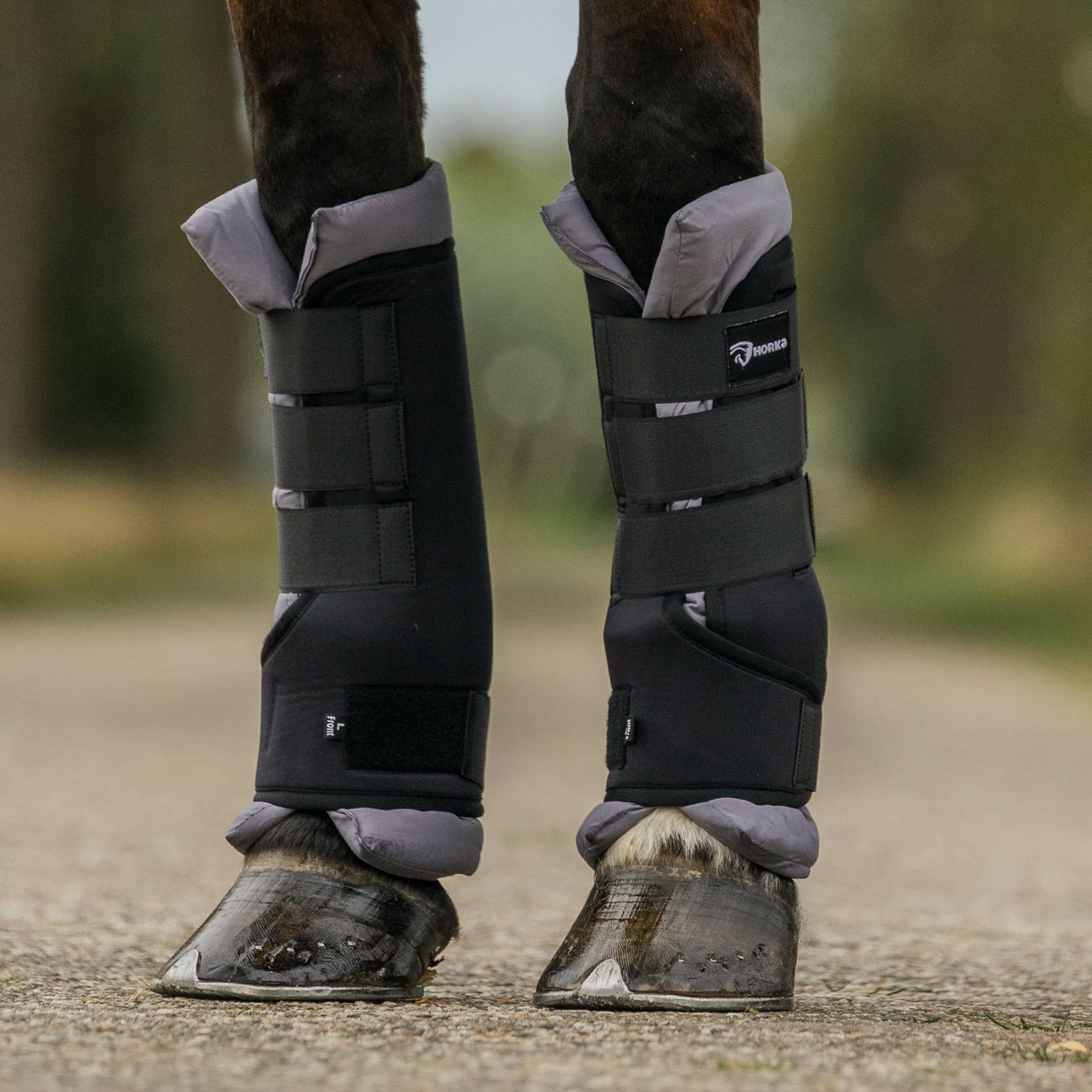 Horka Bottes de transport pour écurie avec doublure en coton amovible