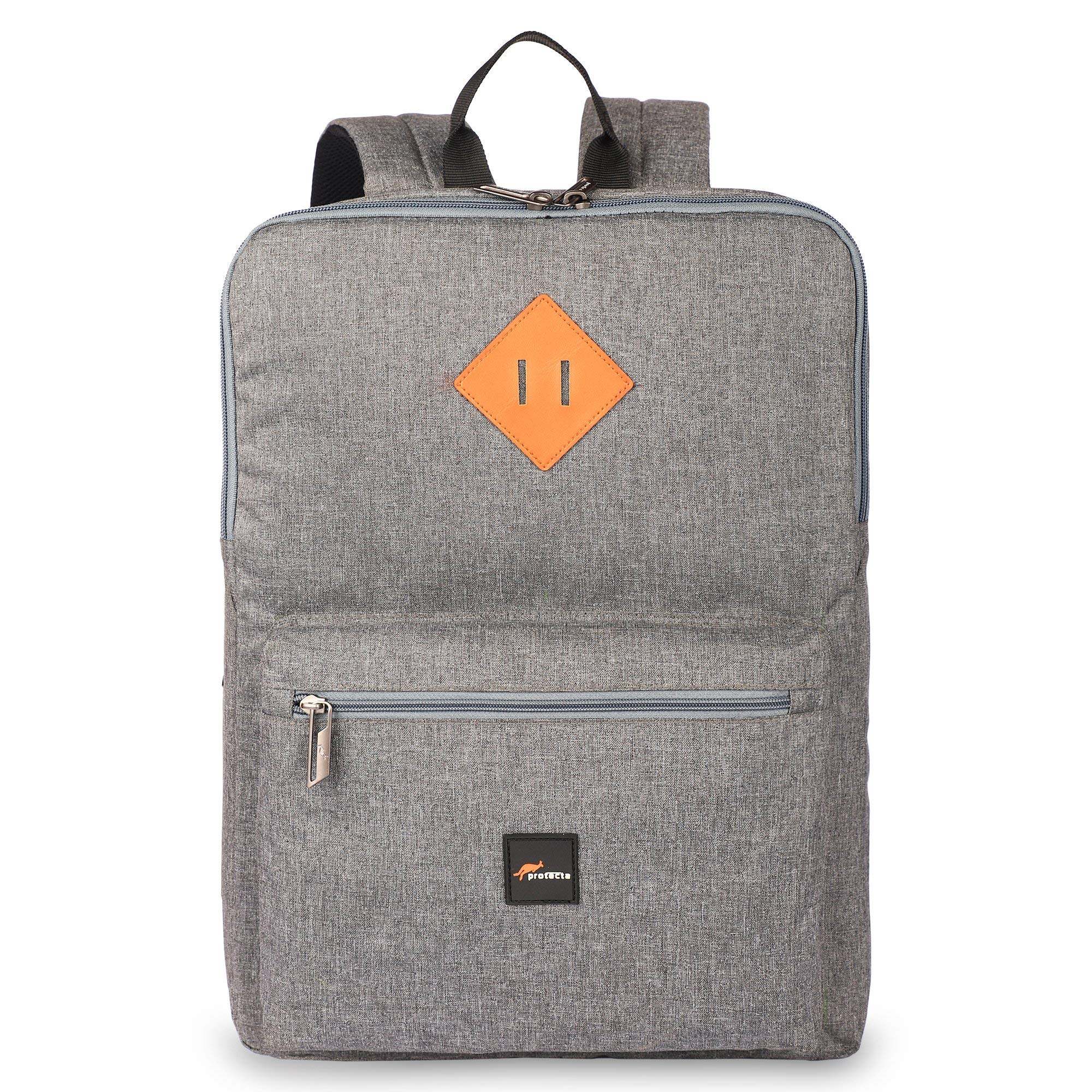 Protecta Slim Margin Laptop Backpack for Screen Sizes up to 15.6 Inches - Grey - Ideal for Office & College (B08NCS1WD9) Amazon Price History, Amazon Price Tracker