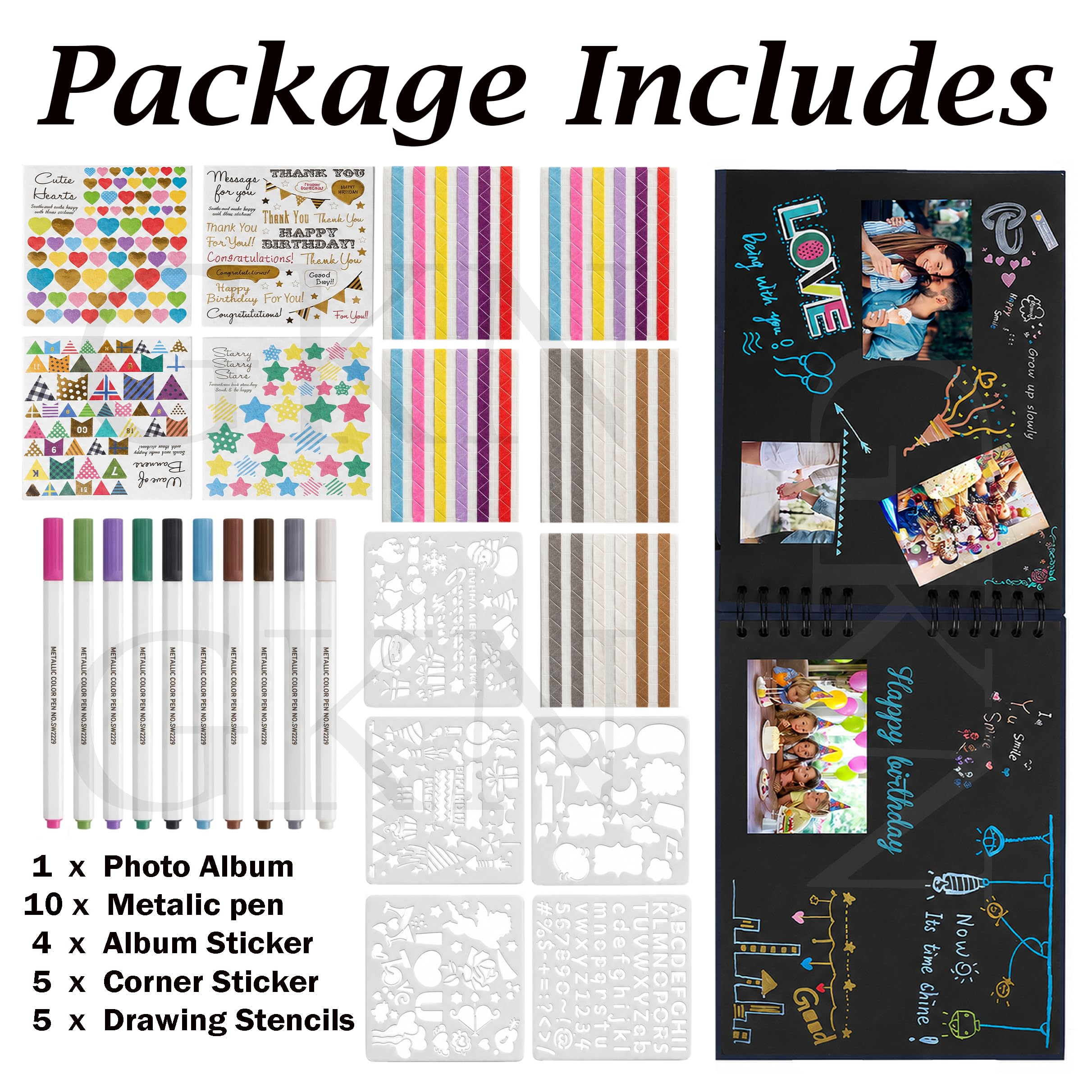 DIY Scrapbook Album Kit - Preserve Memories! -2