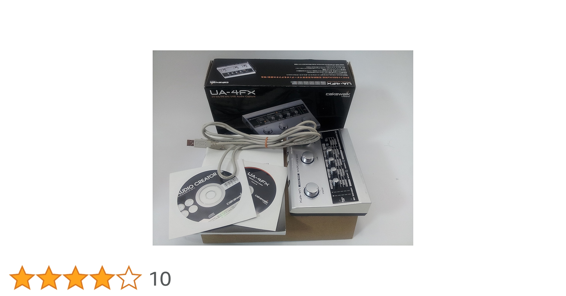 Cakewalk　ケイクウォーク オーディオキャプチャー UA-4FXCW wyw801m Amazon.co.jp: Cakewalk ケイクウォーク オーディオキャプチャー