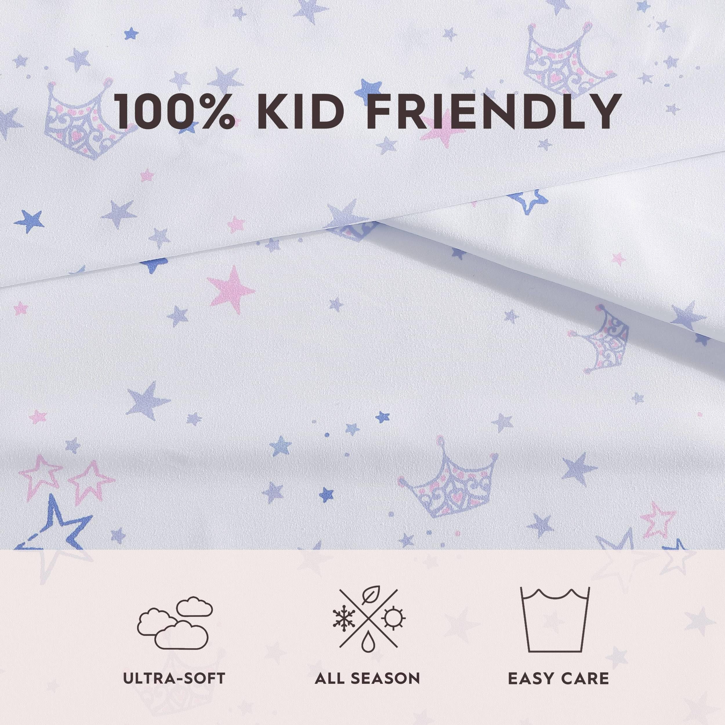 Coperta Per Bambini Laura Ashley – Morbida In Peluche Viola A Pois, 127 X 152 Cm
