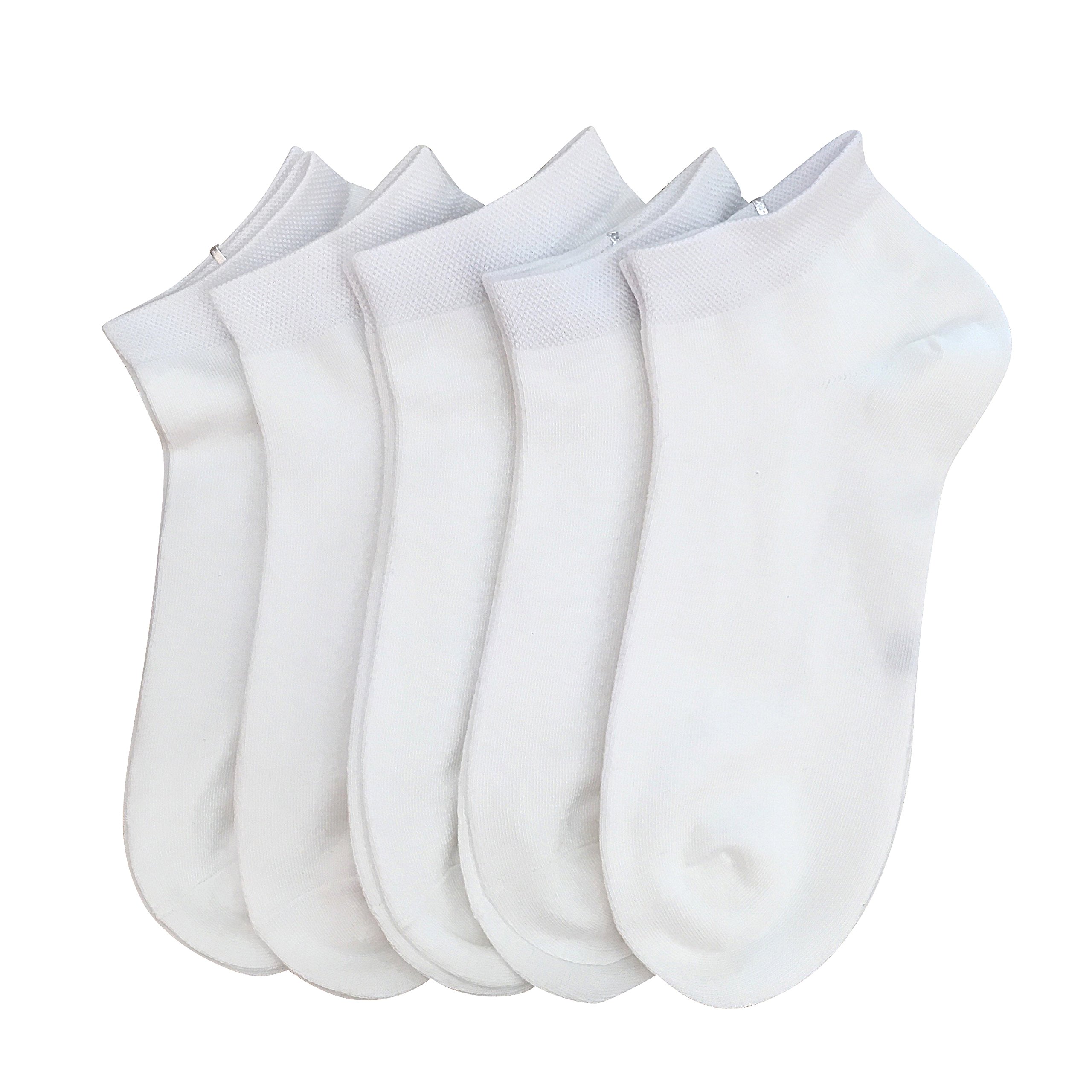 SERISIMPLE Bamboo Ankle Socks Women Lightweight sock Odor Resistant Low Cut Breathable Sock 5 Pairs