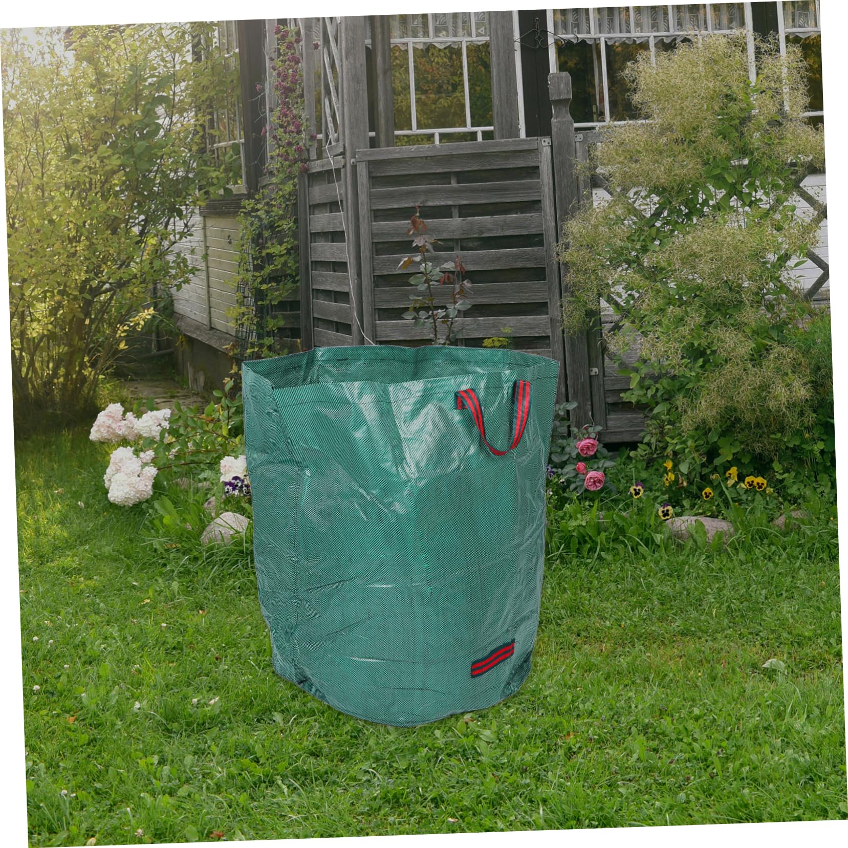 HANABASS Conteneur Pliable De Déchets De Jardin Réutilisable Pour Mortes Bac De Stockage Pour Pelouse Et Piscine Ramasseur De Débris Végétaux