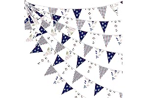 A Festive Atmosphere Anywhere with Our Nautical Pennant Banner