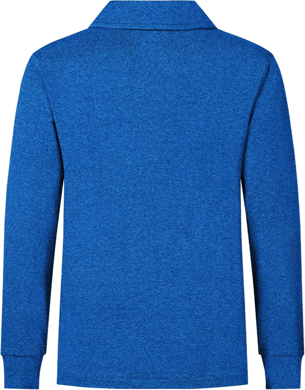 QBK Toddler to Youth Boys' Performance Golf Polo Kids Athletic Moisture Wicking Long Sleeve Shirts School Uniform - Image 5