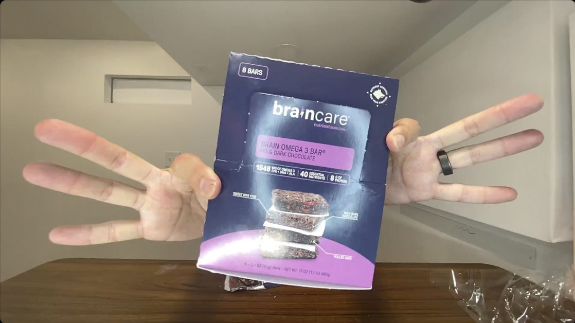 TASTE TEST Nutrient Survival Fig & Dark Chocolate Brain Bars