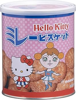 Amazon.co.jp: 野村煎豆加工店 ハローキティミレービスケット缶入 250g