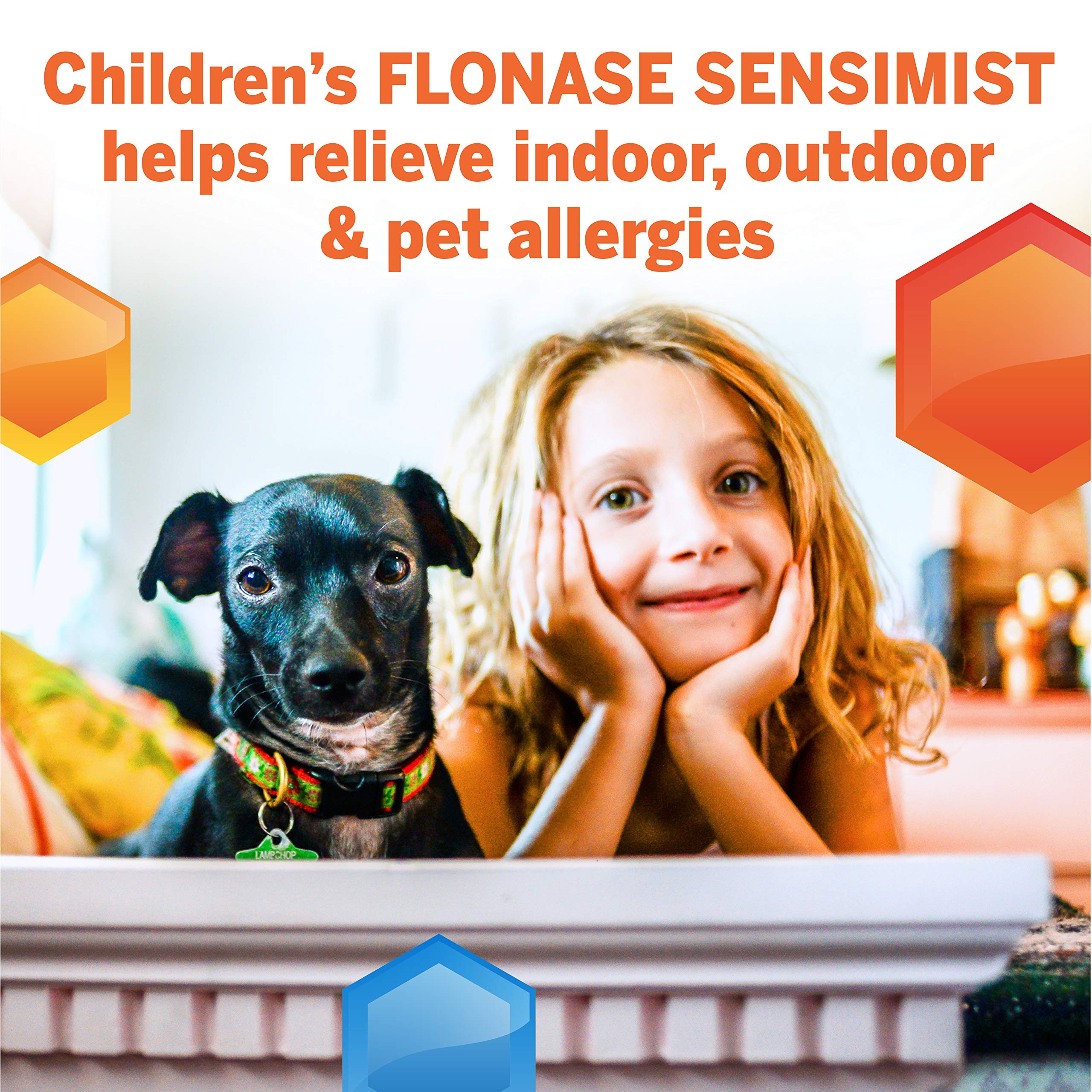 Flonase Sensimist Allergy Relief Nasal Spray for Children, 24 Hour Non