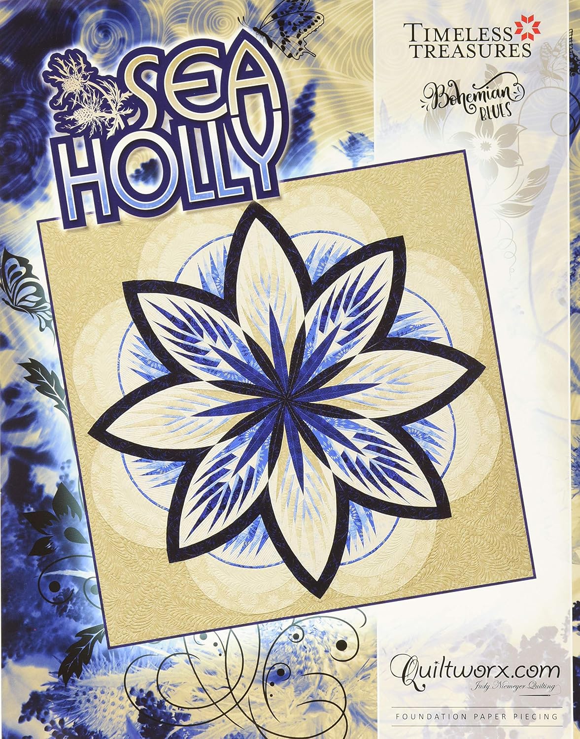 Quiltworx - Judy Niemeyer Quilting Sea Holly Pattern, None