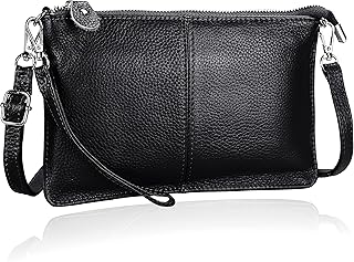 100% leather, Befen Leather Bag Contains Wrist and Crossbody Strap, Suitable for Festivals, Holidays, Big Phones