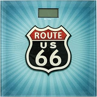 Wenko 21595100 Vintage Route 66 Bathroom Scales, 12 x 12 x 2.5 cm