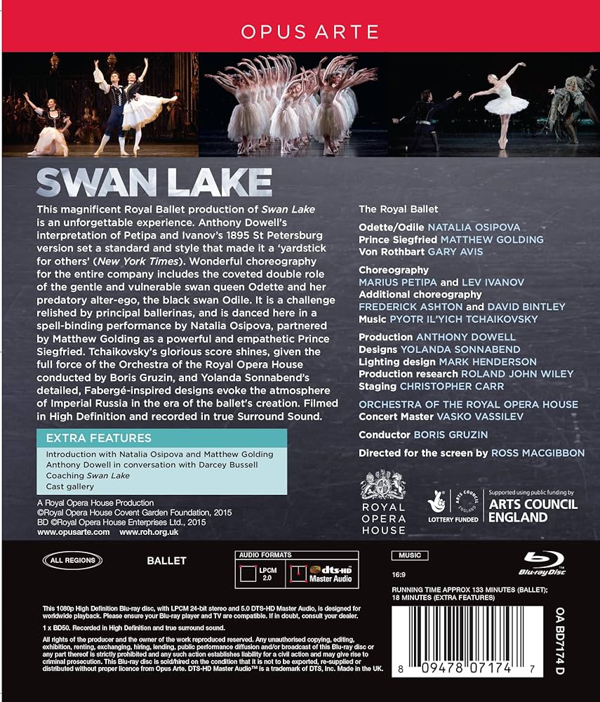(未使用･未開封品)　Swan Lake [Blu-ray] kmdlckf Tchaikovsky: Swan Lake [New Blu-ray] | eBay