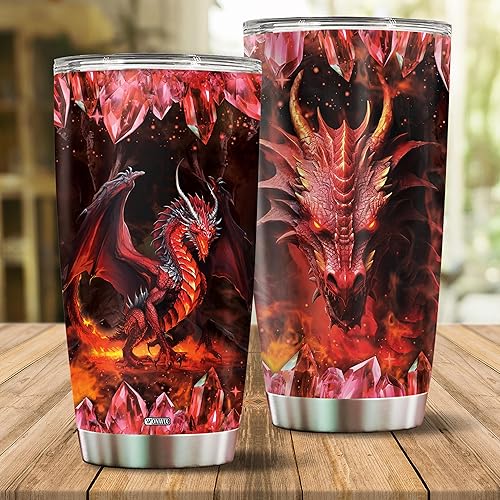 Vista 51 de Regalos vikingos personalizados para hombres, papá, taza de café aislada de acero inoxidable de 20 onzas, vaso térmico con tapa, regalo de Navidad