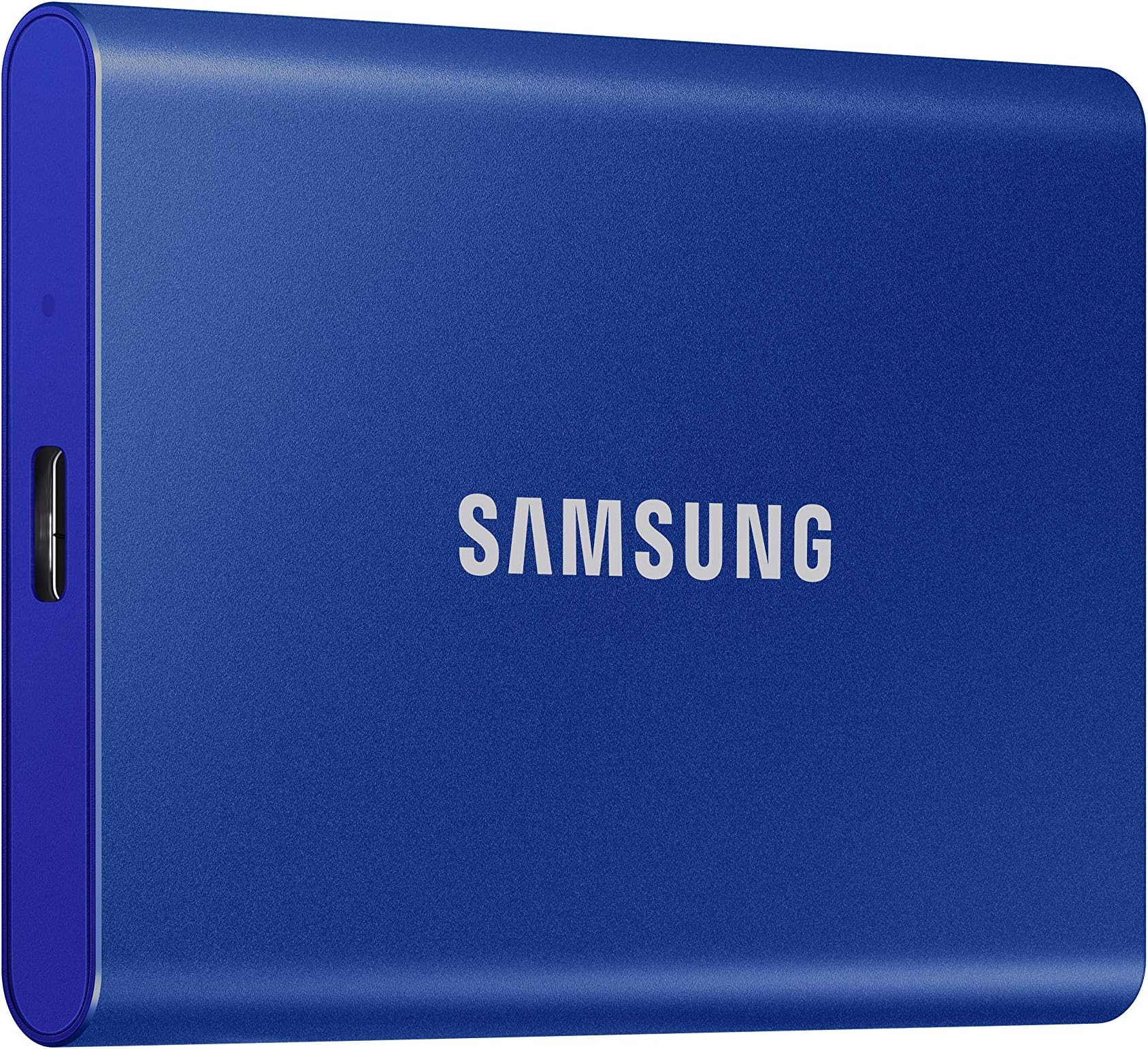 SAMSUNG T7 Portable SSD 500GB - Up to 1050MB/s - USB 3.2 External Solid State Drive, Blue (MU-PC500H/AM)