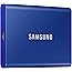 SAMSUNG T7 Portable SSD 1TB - Up to 1050MB/s - USB 3.2 External Solid State Drive, Blue (MU-PC1T0H/AM)