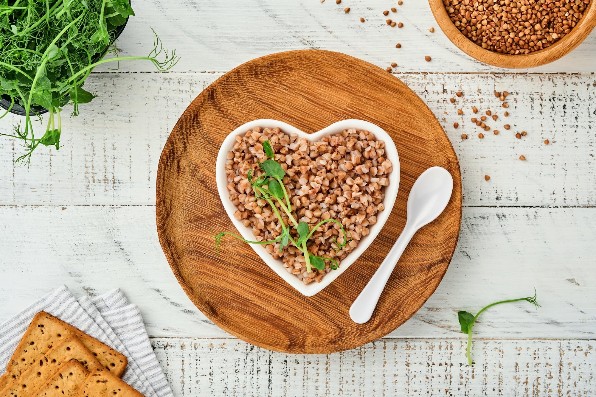 Mynatura Buchweizen ganze Körner | Vielseitig verwendbar | Vegane Ernährung | für Brot und Eintopf | Im Beutel 10x1000g