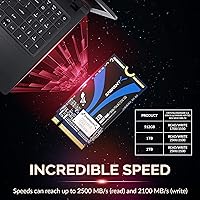 Vista 6 de SABRENT SSD interno de alto rendimiento Rocket NVMe PCIe M.2 2242 sin DRAM de baja potencia (SB-1342-2TB)