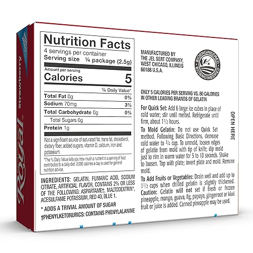 Miniatura 2 de Royal - Gelatina sin azúcar sabor cereza 032 onzas paquete de 12