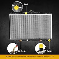 Vista 6 de DWVO Radiador compatible con Chevrolet Malibu 2016-2018, Buick LaCrosse 1.5L 3.6L V6 L4 2017-2019.