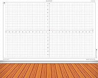 Vista 32 de Smarty Dots Graphing - Rejilla de borrado en seco de 2 pulgadas sin dejar rastro, flexible, sin dejar rastro, sin pegamento, ópticamente