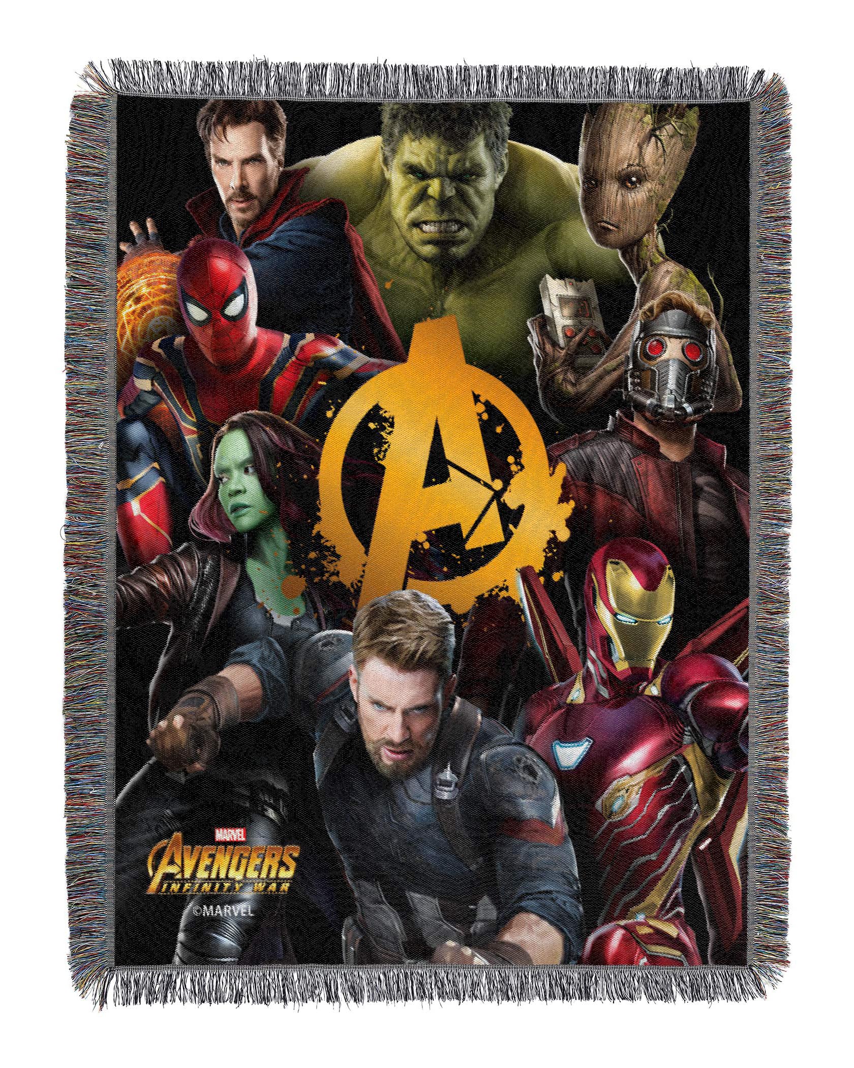 Plaid Avengers anti-bouloche pour remplacer les couvertures fines qui perdent leurs couleurs
