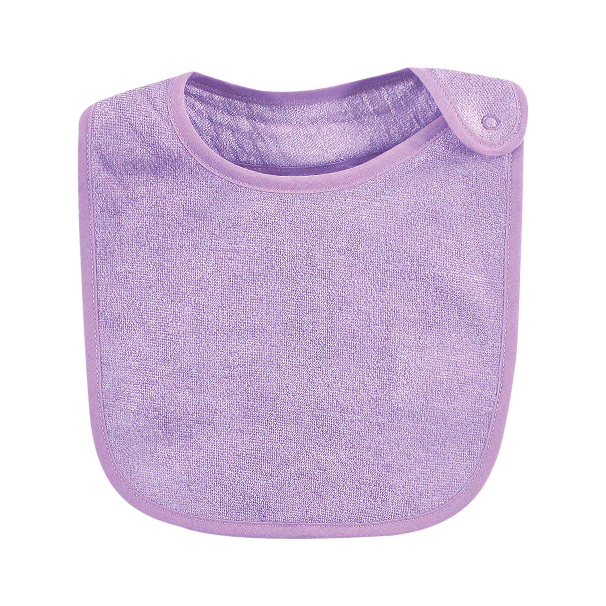 Hudson Baby Baby Rayon de bambú Terry Baberos - morado - talla única