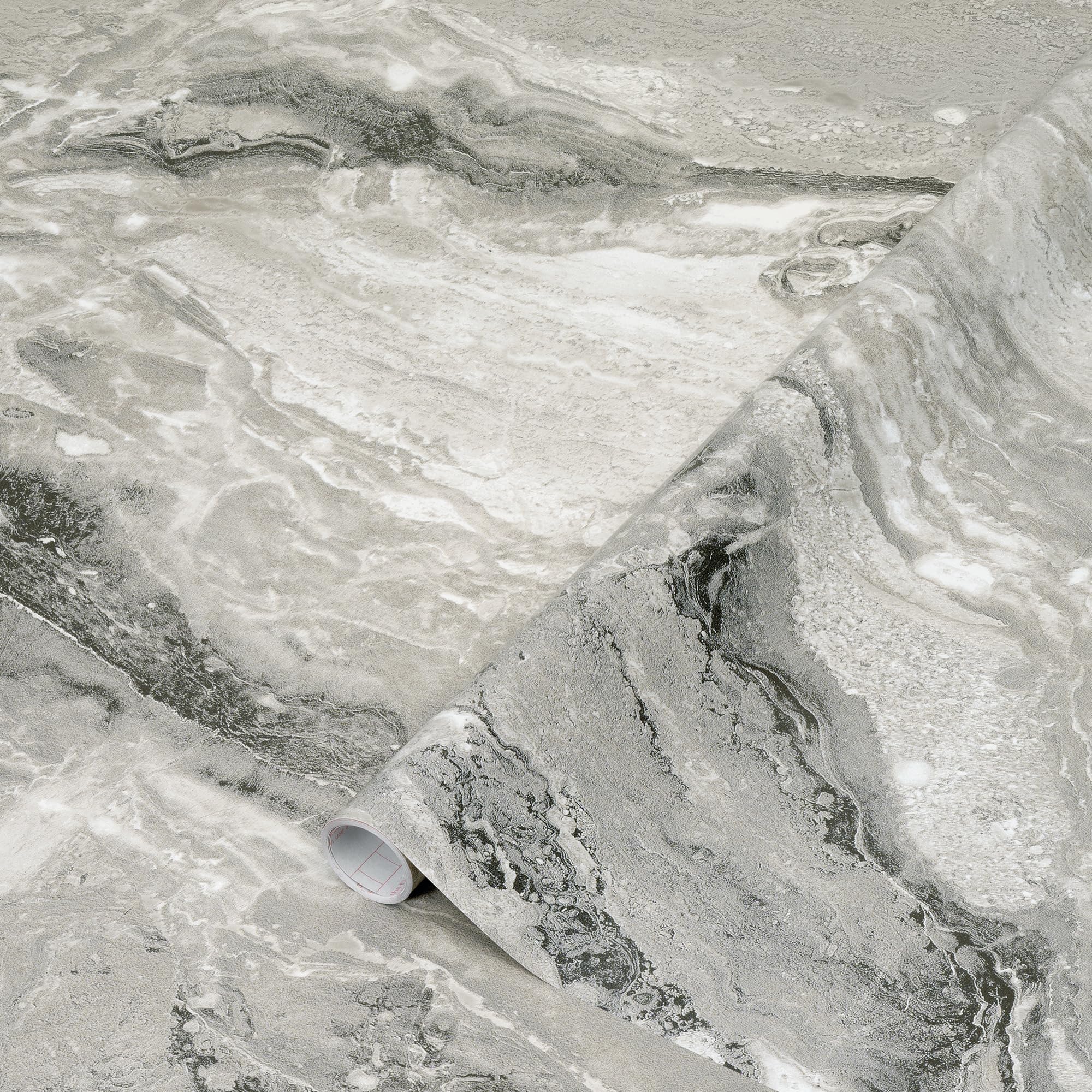 Vinyl Warehouse 5m x 67.5cm d-c-fix Paladina Grey Marble Sticky Back Vinyl Furniture Wrap 200-8363