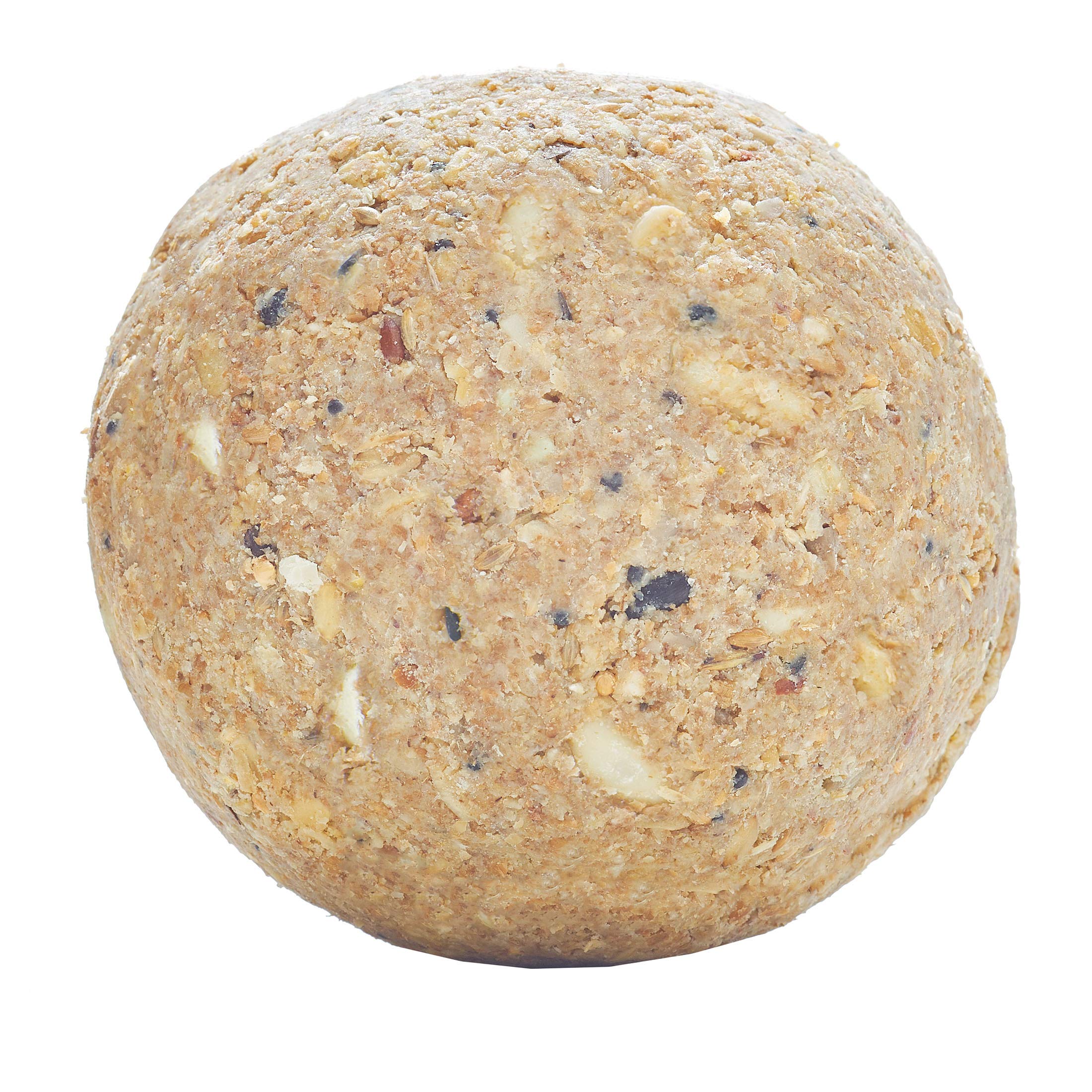 Paul´s Mühle Ganzjahres Riesen-Meisenknödel, Ganzjahresfutter für Wildvögel, reduzierter Schalen- und Nussanteil, ohne Netz, 16 Stück (16 x 500 g)