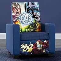 Vista 2 de Silla tapizada con respaldo alto Marvel Avengers Iron de Delta Children