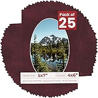 Vista 97 de Tapete de 5 x 7 para fotos de 4 x 6 pulgadas, con apertura de tablero ovalado verde Honeydew precortado, sin ácidos, mate para proteger tus