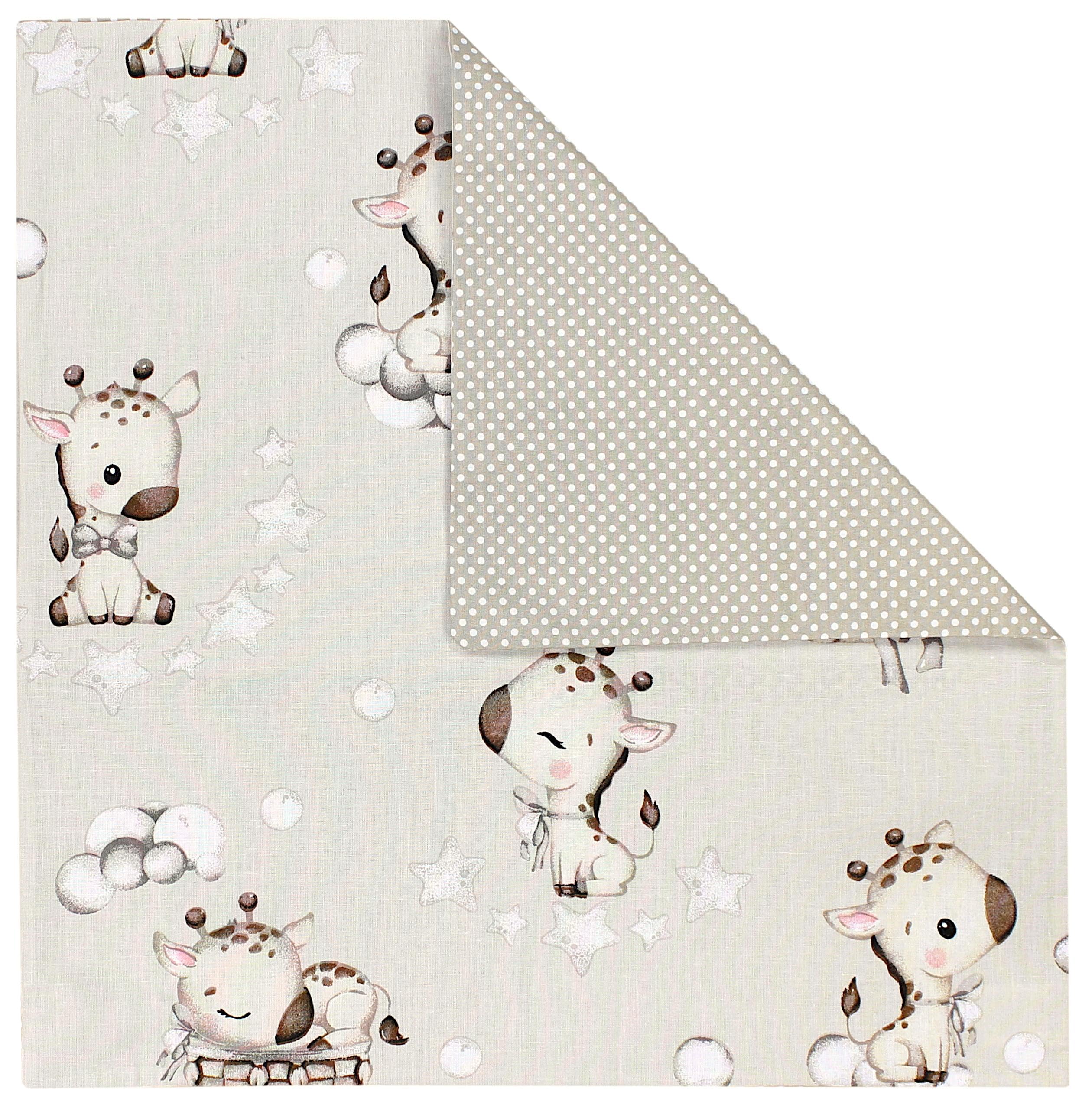 Taies D'oreiller Enfant 2 Pièces Motifs Animaux Forêt - 100% Coton 80x80 Cm