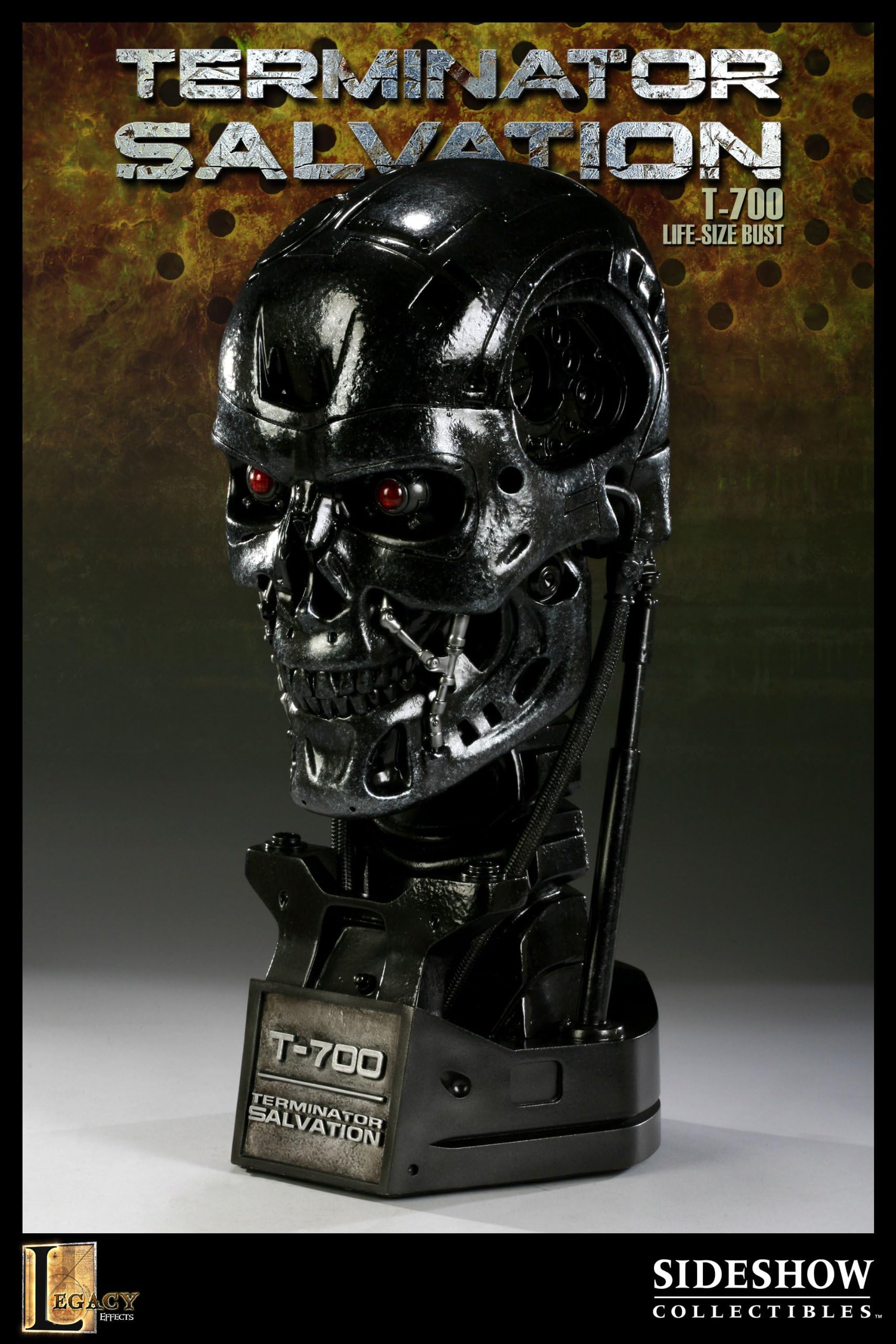 Terminator T-700 Life-Size Bust from Terminator Salvation (1:1 scale)