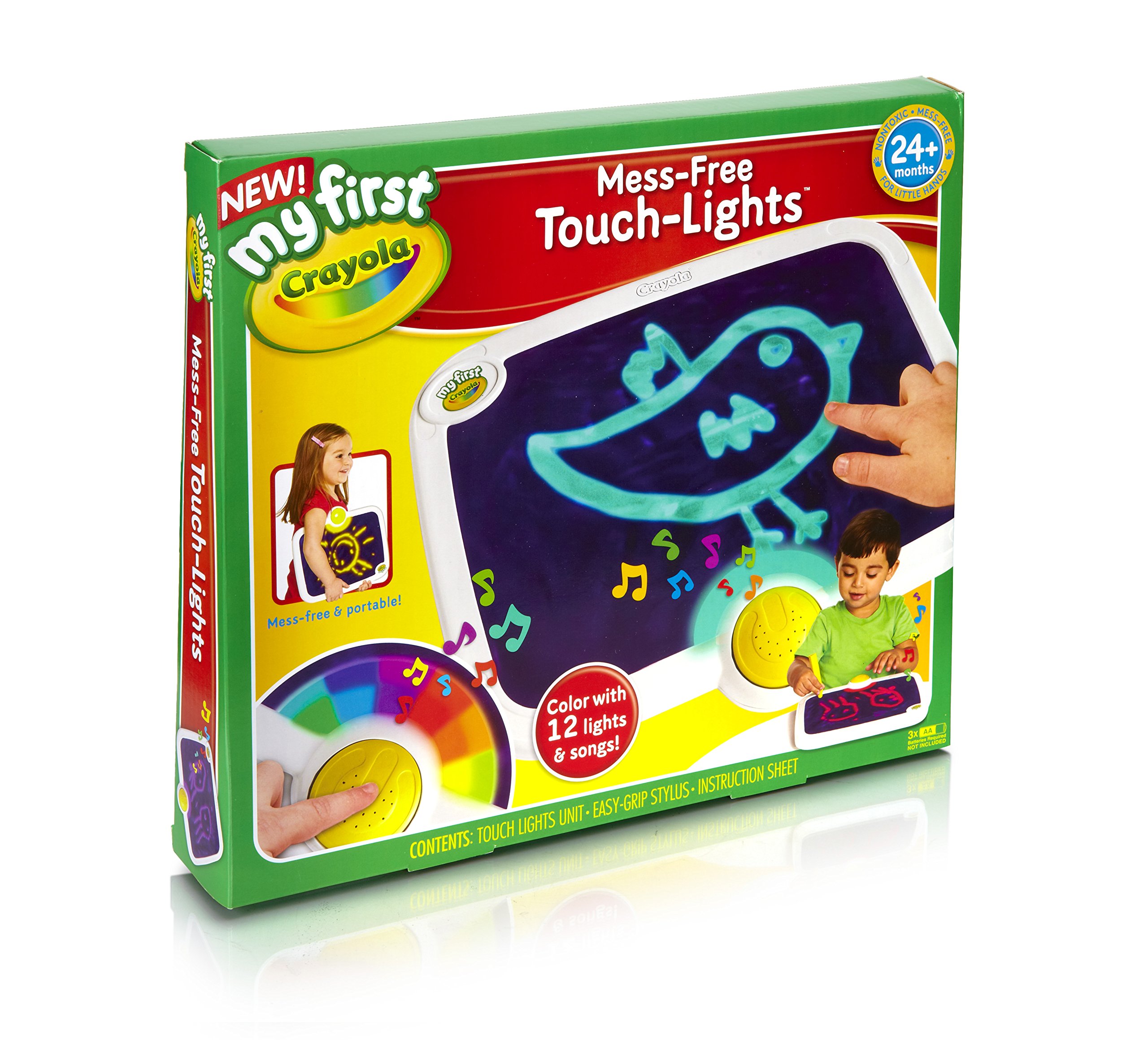 My First Crayola Mess Free Touch Lights Ages 2 To 4 Art Activity Station Colorful Lights Music Great For Home On The Go Amazon Com Au Toys Games