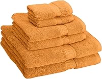 Vista 8 de Superior Toalla sólida de algodón egipcio, 6 piezas, juego de 6 piezas, amatista