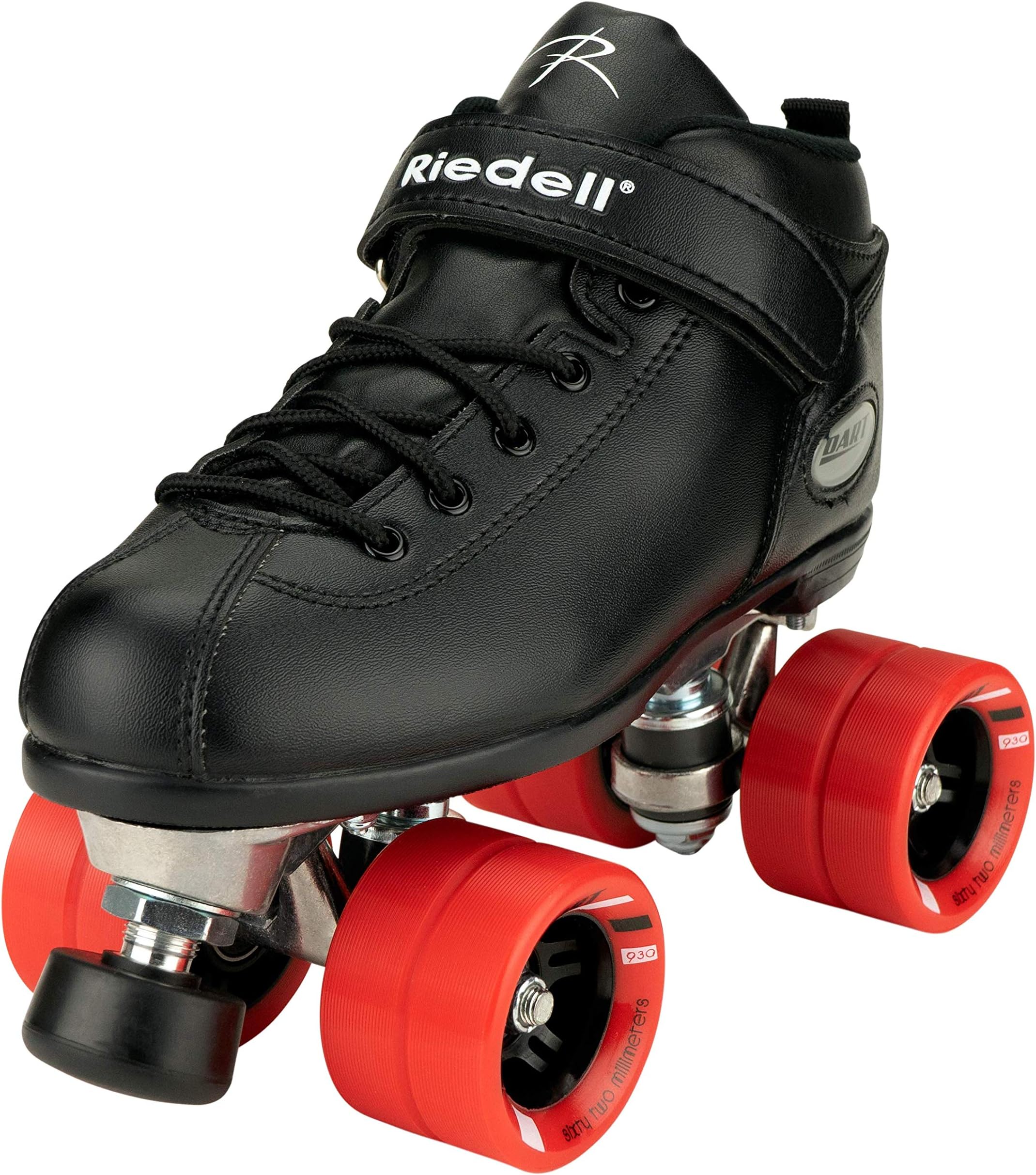 Riedell Dart Roller Skates for Men and Women - Colorful, Ultra-Durable Speed Skate with Precision Fit and Matching Color Wheels, Roller Skates