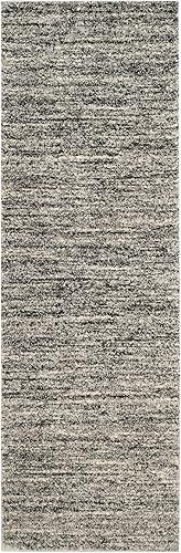 Miniatura 3 de SAFAVIEH Retro Collection - Alfombra de pasillo de 2 pies 3 pulgadas x 9 pies, marfil y gris, diseño abstracto moderno, no desprende pelusa y de