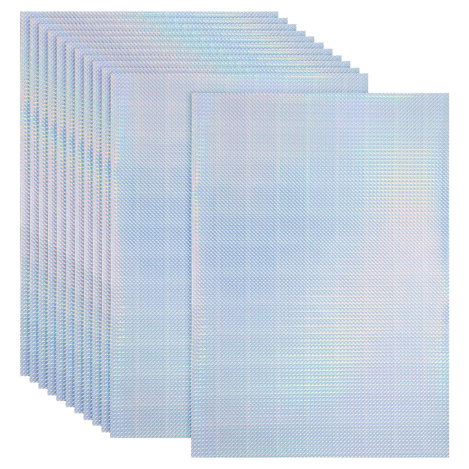 PATIKIL 12x8 Inch Printable Holographic Sticker Paper, 12 Sheets Vinyl Sticker Paper A4 Waterproof Quickly Sticker for Laser Printer Inkjet Printer, Reptile Pattern