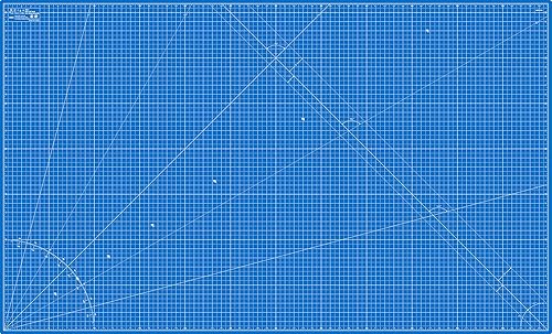 Vista 29 de Elan Tapete de corte A4 azul, tapete de corte autorreparable de 9 x 12 pulgadas, tabla de manualidades de 5 capas azul, tabla de pasatiempos