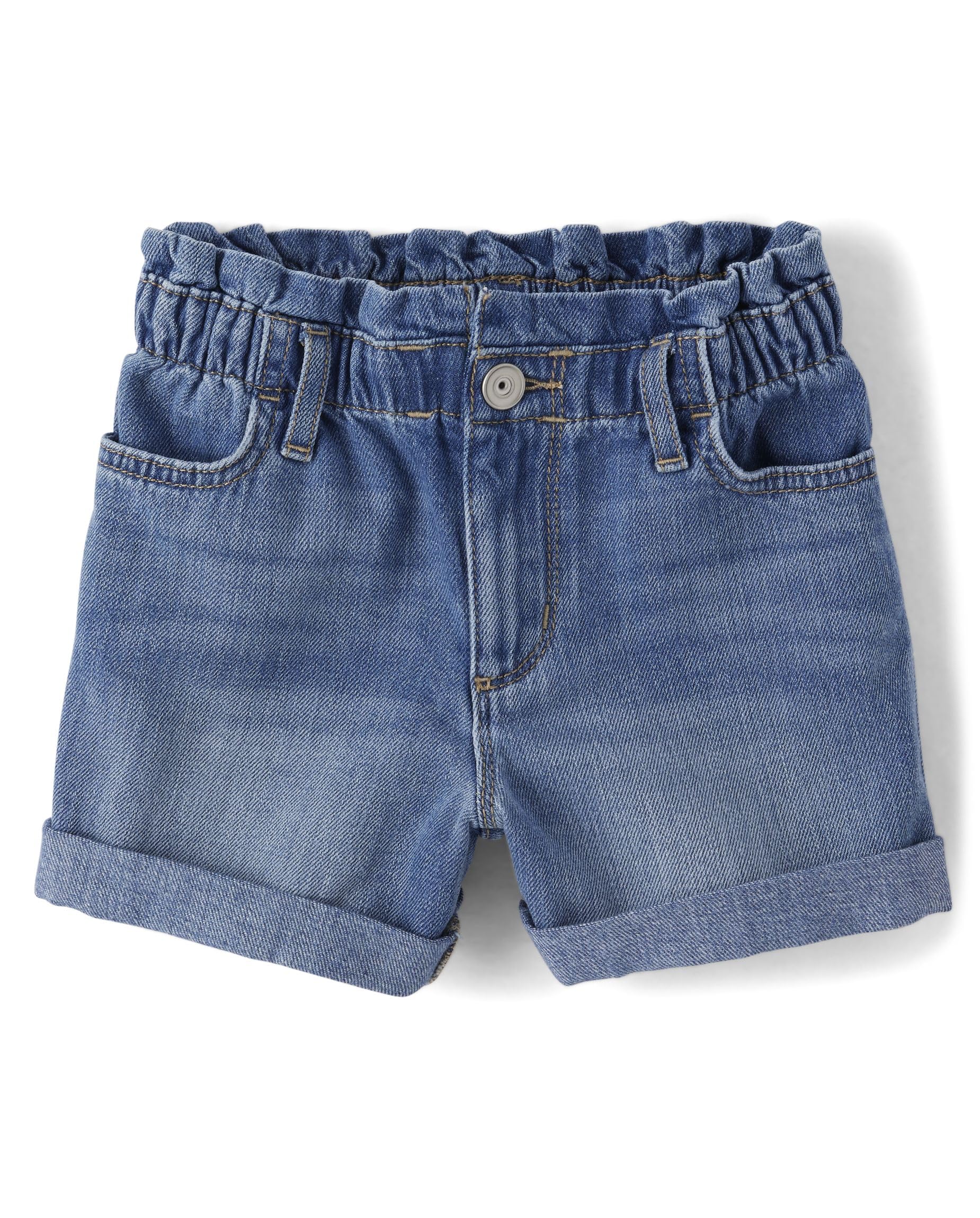 The Children's Place Girls Denim Shortie Shorts