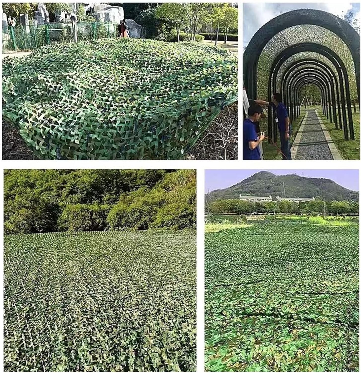 Camo Netting Camouflage Netting, Camo Fabric, Camouflage tarp for Sunshade Camping Shooting Hunting Christmas Party Decoration