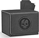 Card Deck Box with 2 Dividers, MTG Commander Deck Box Holds 100+ Double-Sleeved Car...