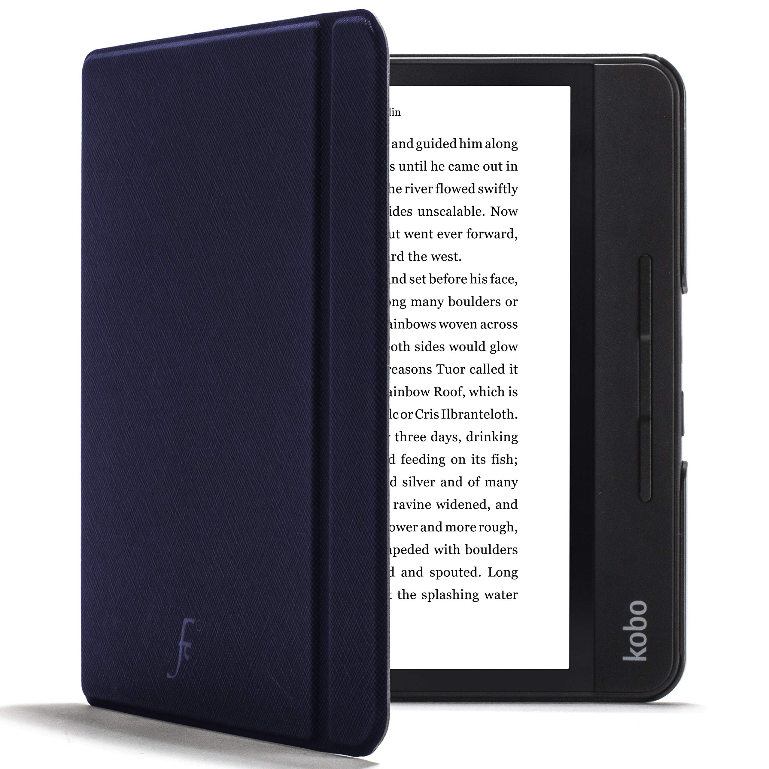 Forefront Cases Funda para Kobo Aura Edition 2 (Modelo: N236, 2016) - Delgado, Ligera y Protectora Funda para Kobo Aura Edition 2 (6") - Smart Auto Sueño Estela Función (Carcasa) - Púrpura — view 23