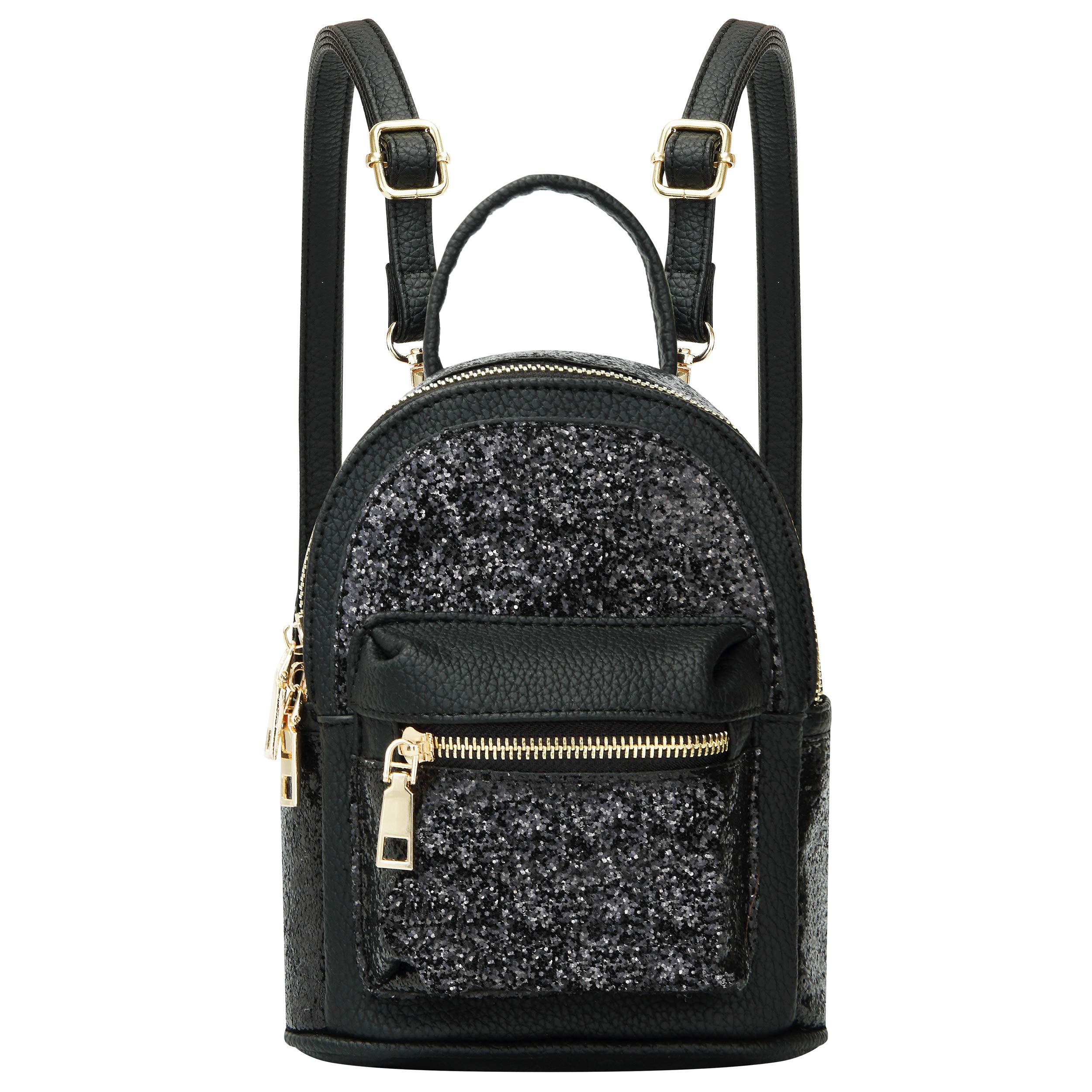 Womens Girls Bling Mini Backpack, Convertible Shoulder  display picture 3