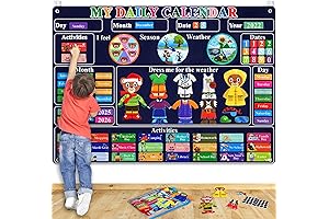 Peanutshell Preschool Educational Wall Calendar