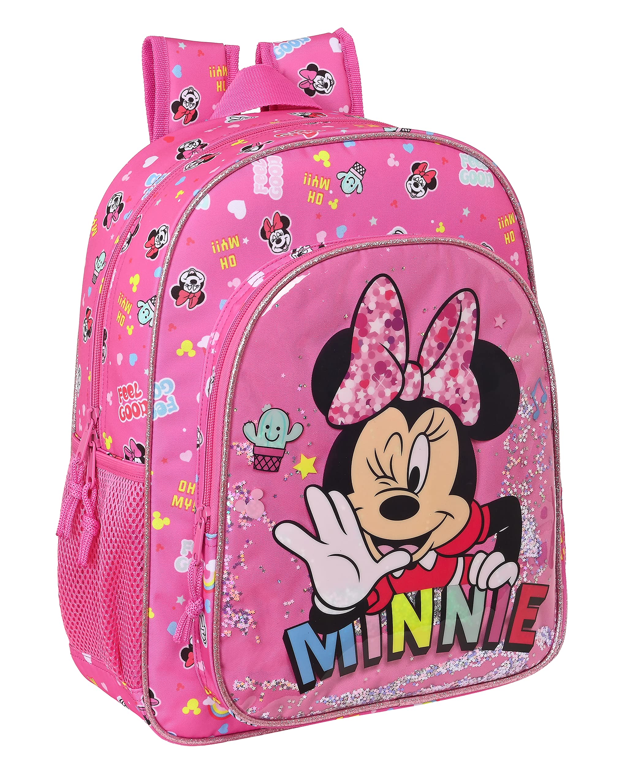 Safta MOCHILA JUNIOR ADAPT.CARRO MINNIE MOUSE "LUCKY"
