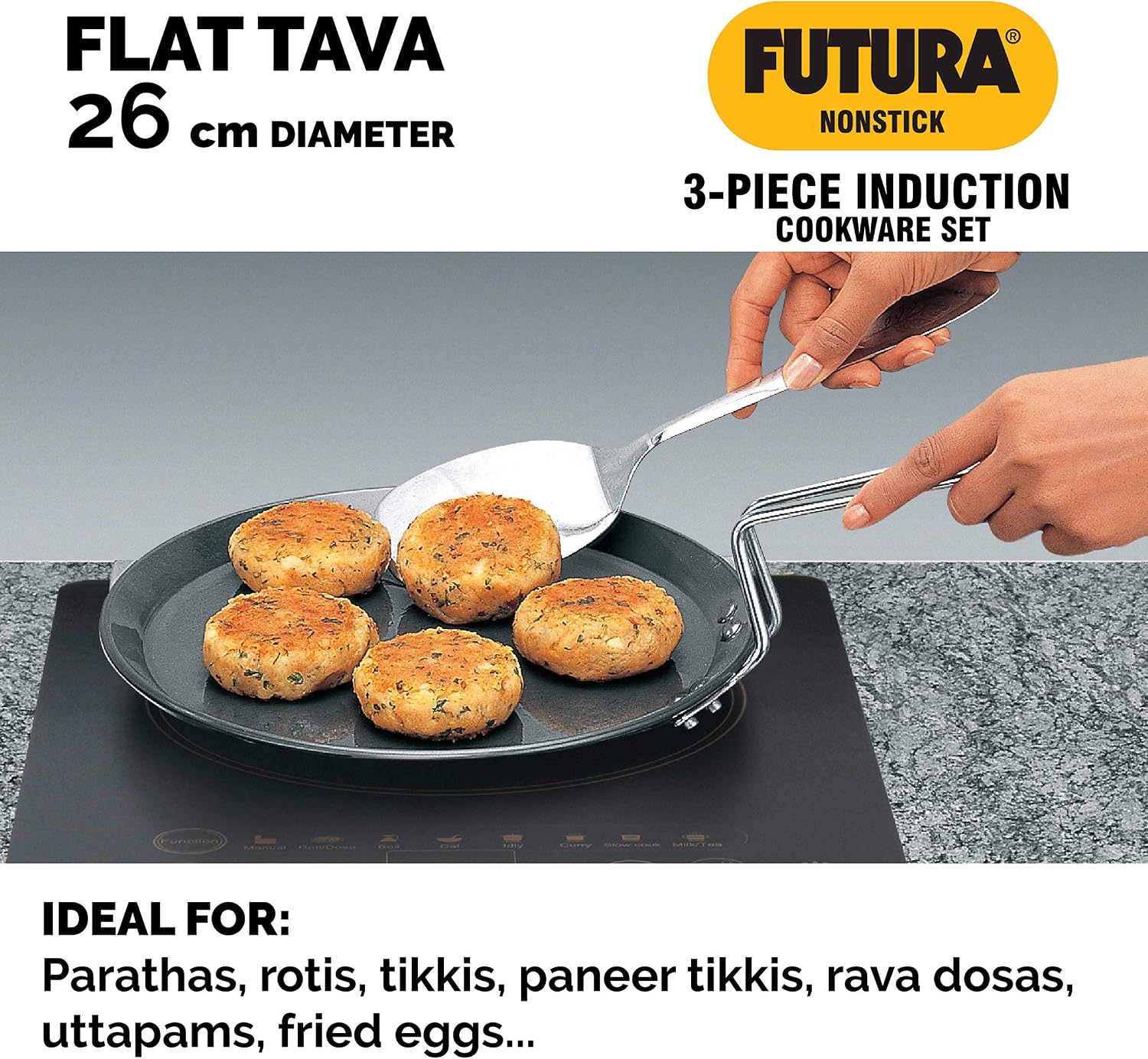 Hawkins Futura Non-Stick Induction Compatible Set, 5-Pieces