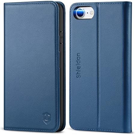 Amazon Co Jp Shieldon Iphone Se2 ケース 手帳型 Iphone 8 ケース Iphone 7 ケース 手帳型 本革レザー カード収納 横置きスタンド機能 スマホケース Iphone7 ソフトtpu素材 衝撃吸収 頑丈 Iphone 8 7 Se2 ケース 4 7インチ対応 全面保護手帳ケース マグネット式