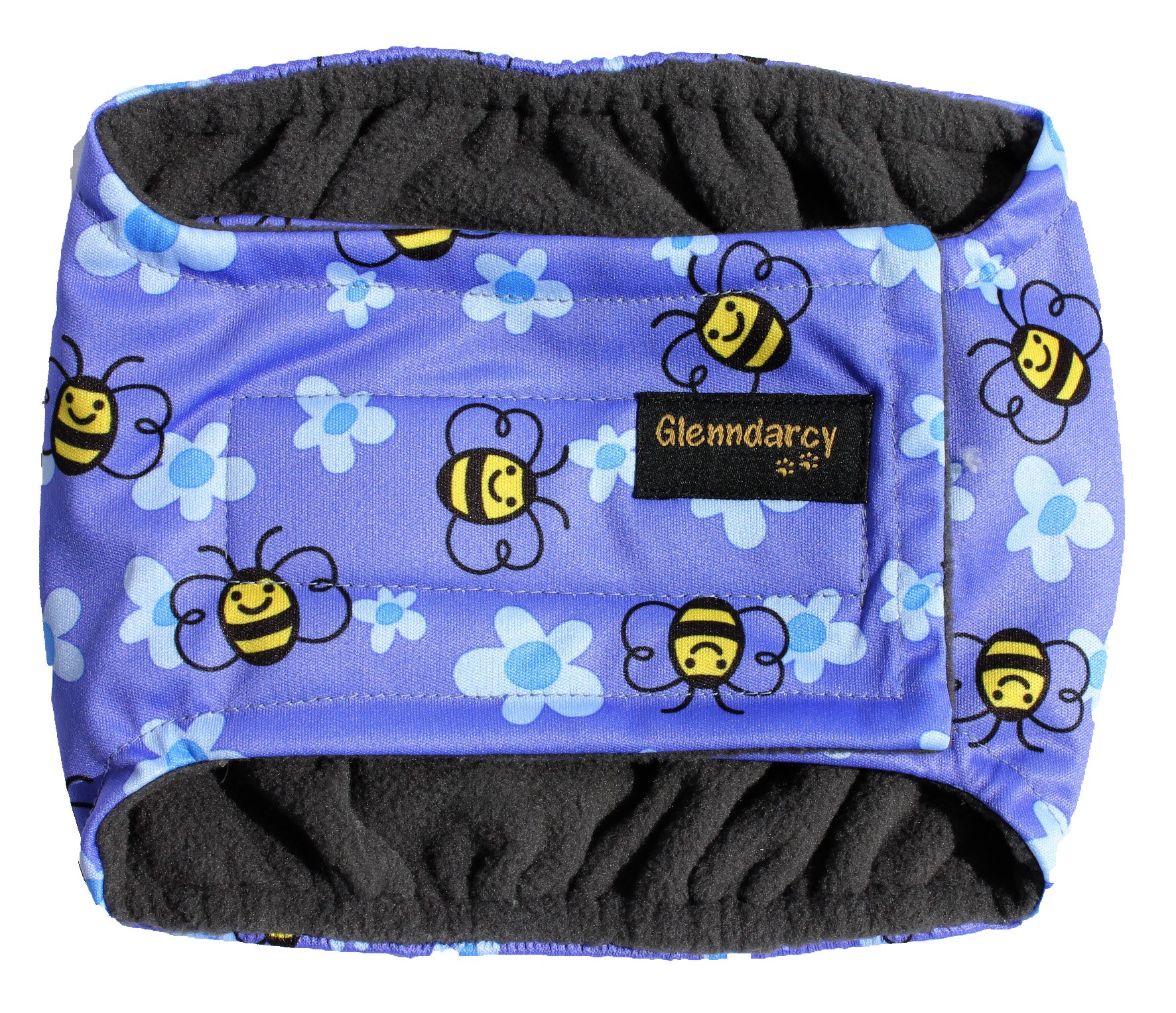 Glenndarcy Male Dog Belly Band - Urine Incontinence (Small Band only, Buzzy Bee) โ image 1